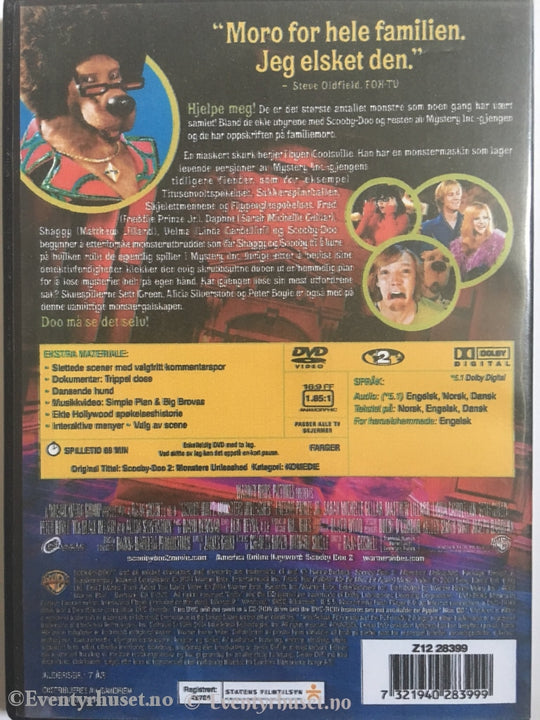 Scooby-Doo 2. Dvd. Dvd