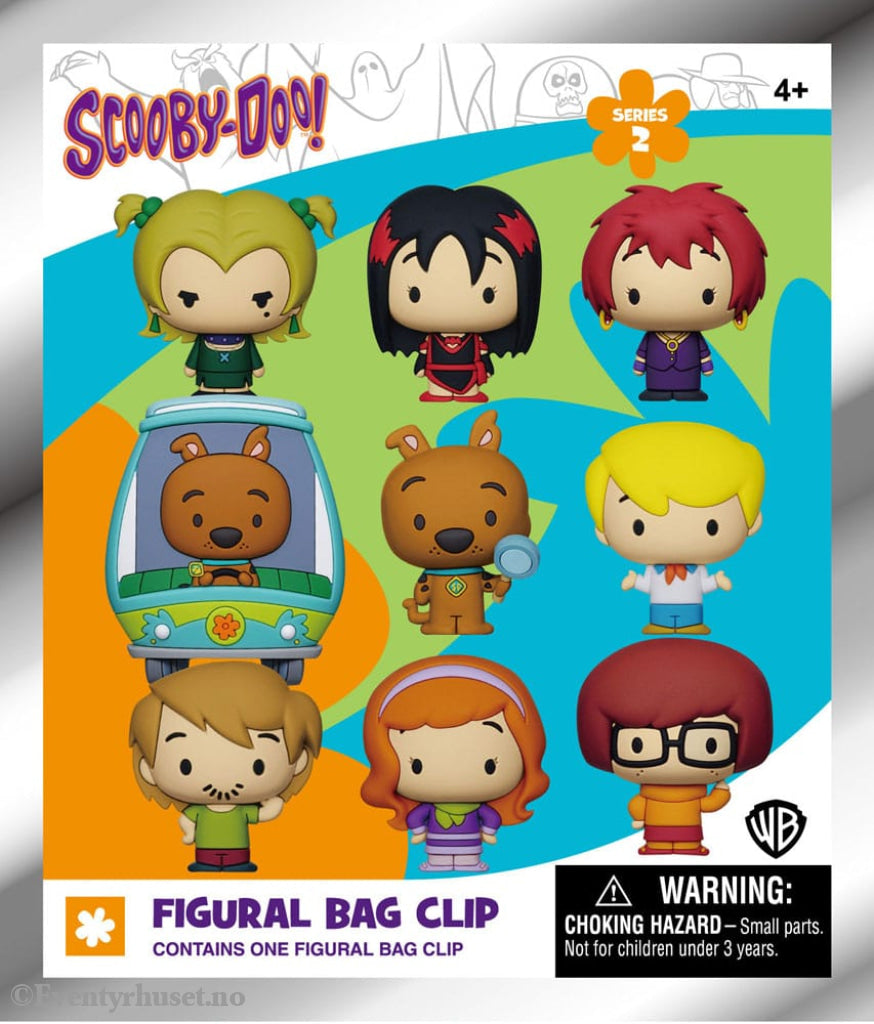 Scooby-Doo 3D PVC Bag Clips Series 2 Display (24) Fashion & Accessories