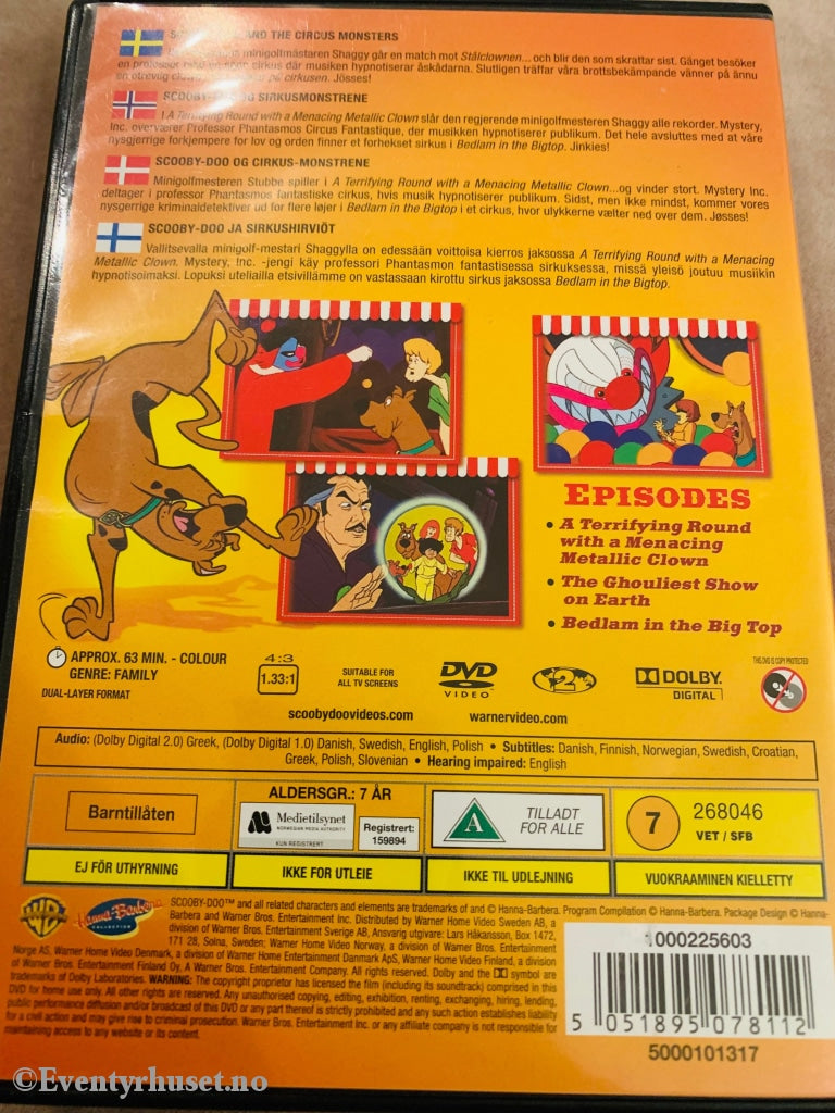 Scooby-Doo And The Circus Monsters. Dvd. Dvd