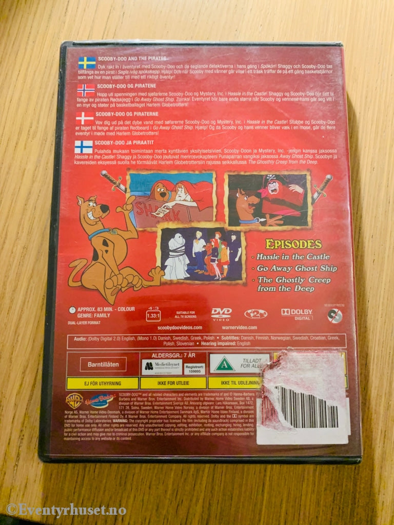 Scooby- Doo! And The Pirates. Dvd. Ny I Plast! Dvd