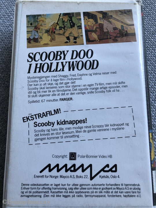 Scooby Doo I Hollywood. Vhs Big Box.