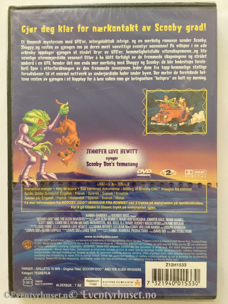 Scooby-Doo Invasjon Fra Rommet. Dvd. Dvd