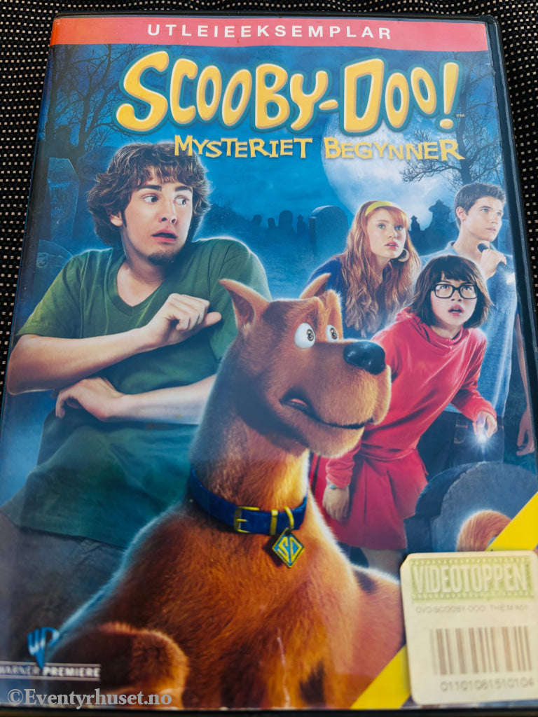 Scooby-Doo! Mysteriet begynner DVD leiefilm.