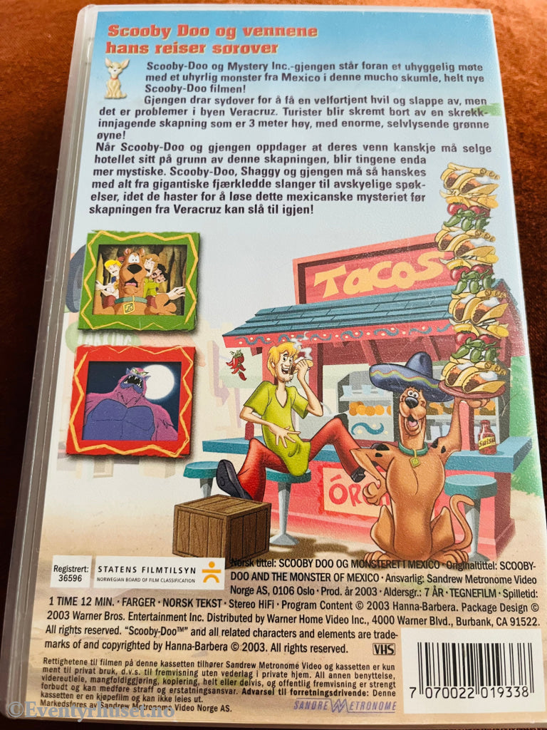 Scooby-Doo Og Monsteret I Mexico. 2003. Vhs. Vhs