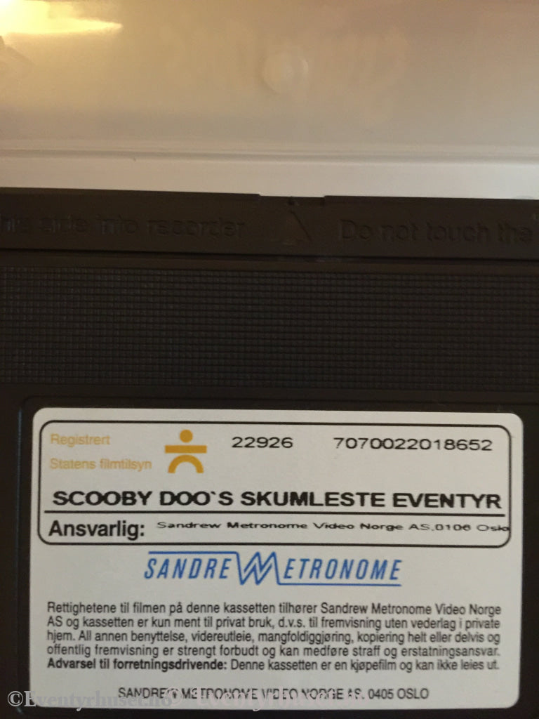 Scooby-Doo´s Skumleste Eventyr. 1970/2000. Vhs. Vhs