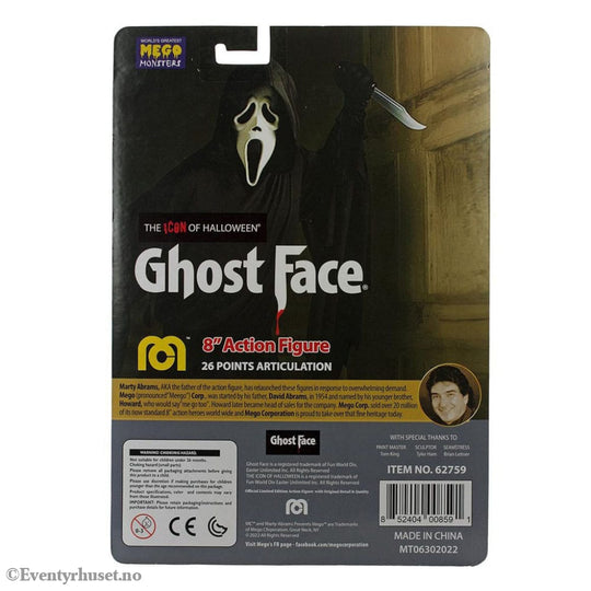 Scream Action Figure Ghostface White Face 20 cm Toys
