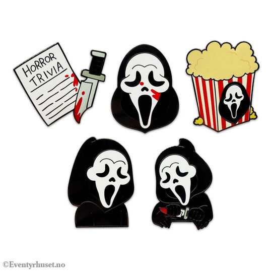 Scream Enamel Pins Set Ver. 2 3 cm (6) Fashion & Accessories