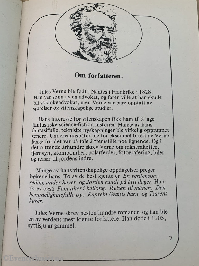 Se-Biblioteket Nr. 01: Jules Verne: Jorden Rundt På Åtti Dager. 1978. Tegneseriealbum