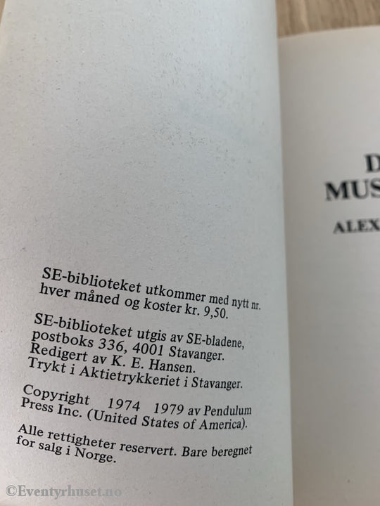 Se-Biblioteket Nr. 06: Alexandre Dumas: De Tre Musketerer. 1979. Tegneseriealbum