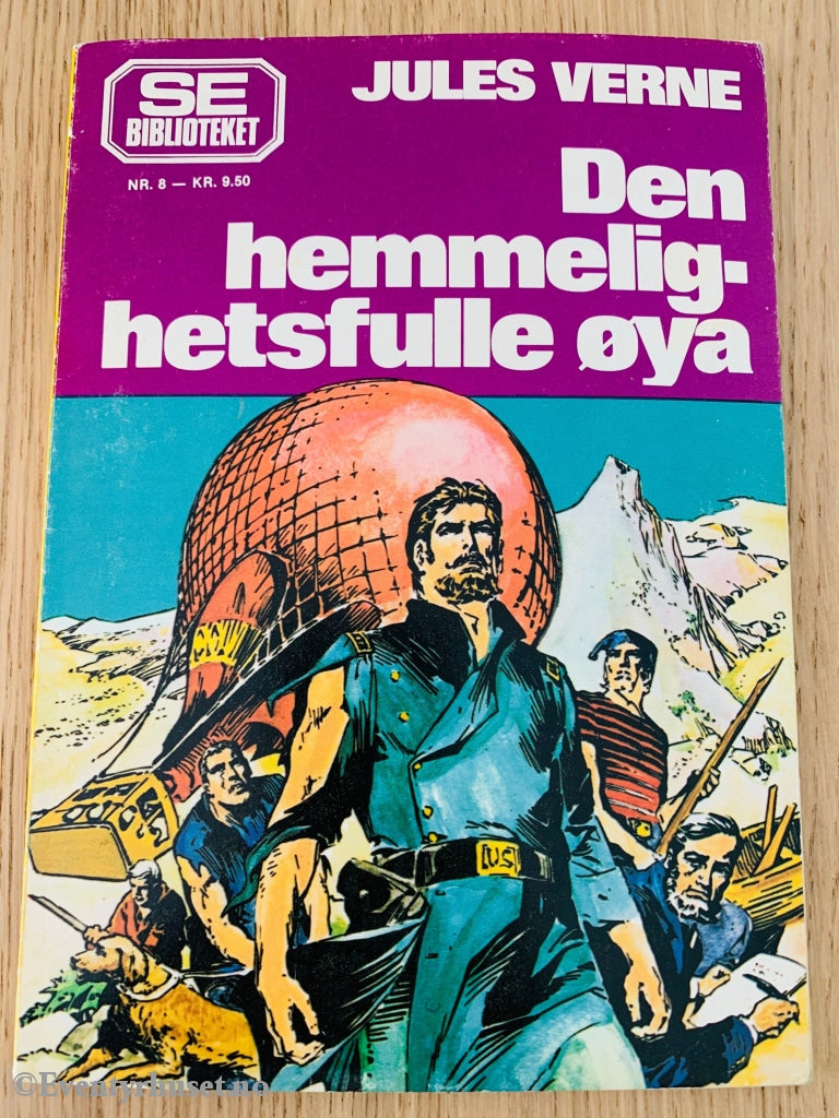 Se-Biblioteket Nr. 08: Jules Verne: Den Hemmelighetsfulle Øya. 1979. Tegneseriealbum