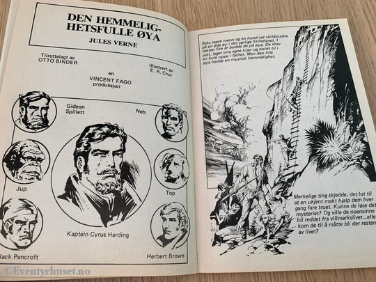 Se-Biblioteket Nr. 08: Jules Verne: Den Hemmelighetsfulle Øya. 1979. Tegneseriealbum