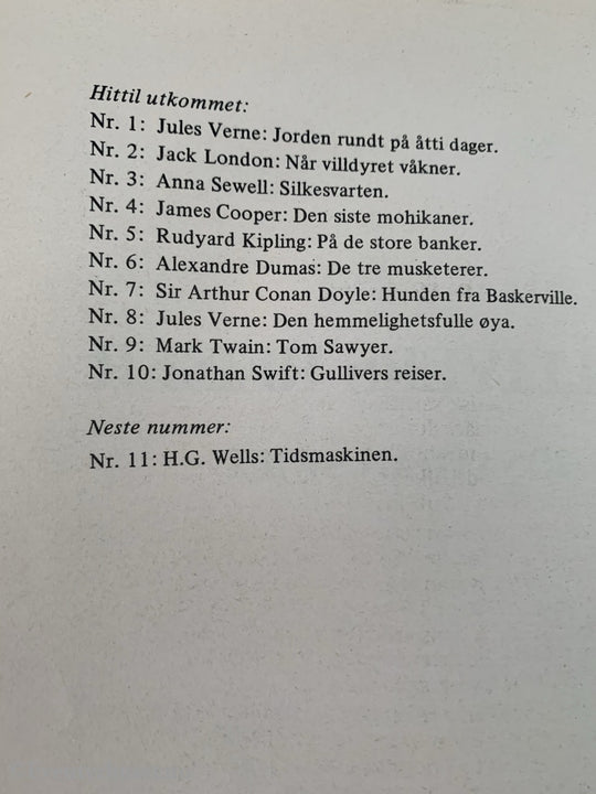 Se-Biblioteket Nr. 10: Jonathan Swift: Gullivers Reiser. 1979. Tegneseriealbum