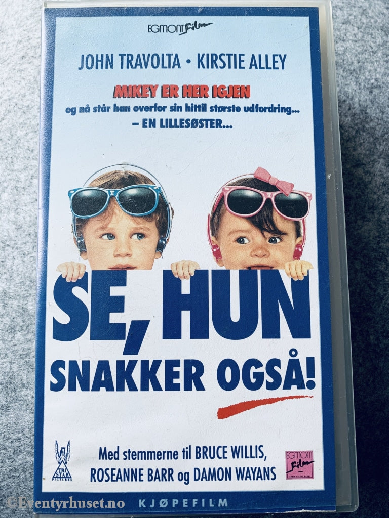 Se Hun Snakker Også! 1990. Vhs. Vhs