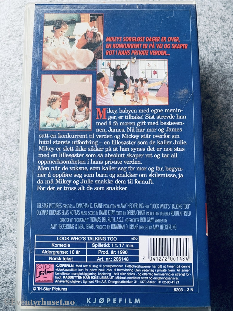 Se Hun Snakker Også! 1990. Vhs. Vhs