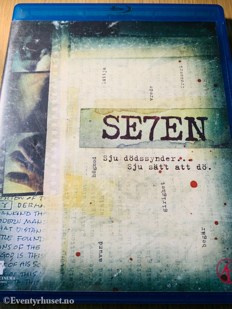 Se7En. Blu-Ray. Blu-Ray Disc