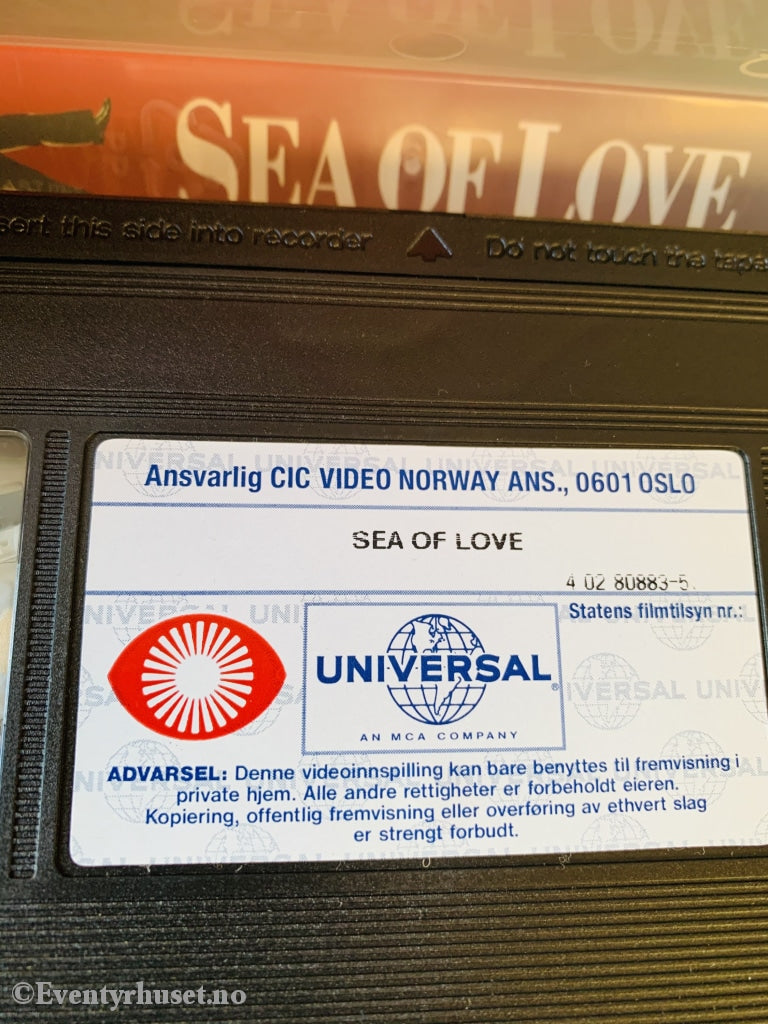 Sea Of Love. 1989. Vhs. Vhs