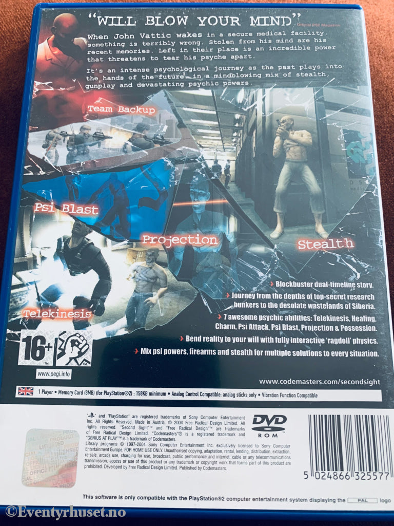 DROPSHIP United peace force SONY PS2 PROMO PRESS TBE VERSION PAL EURO