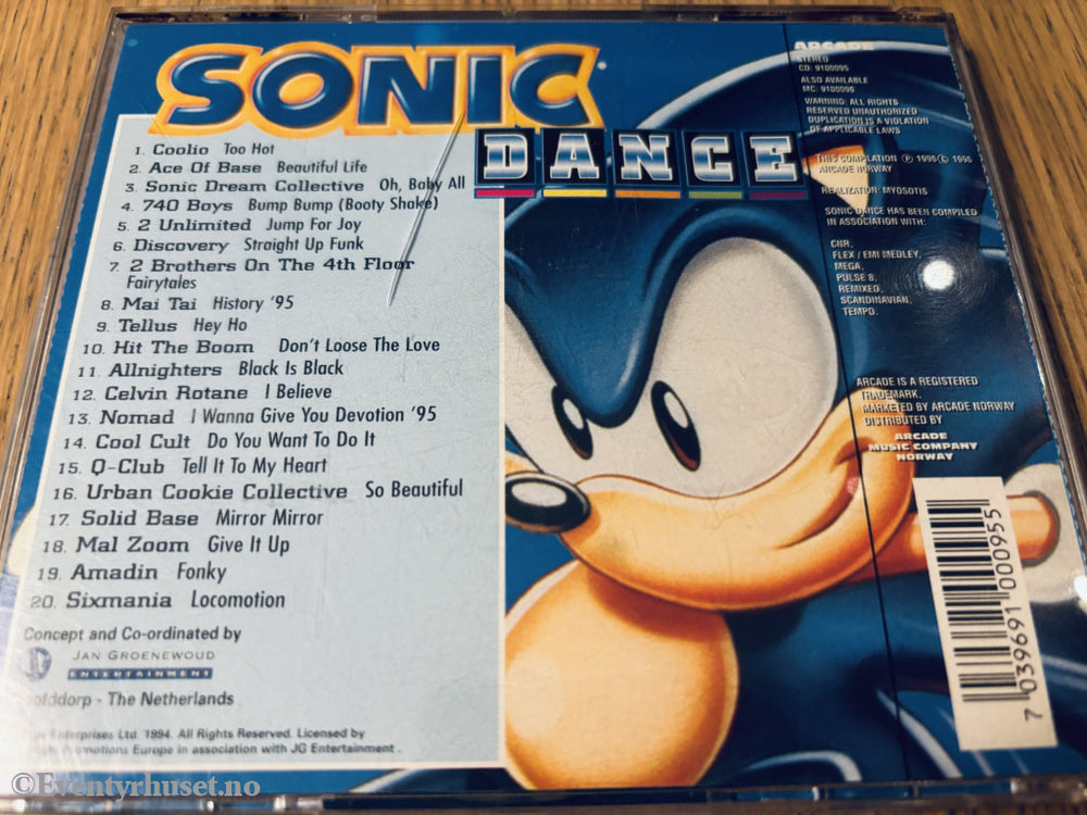 Sega – Sonic Dance. Barne-CD.