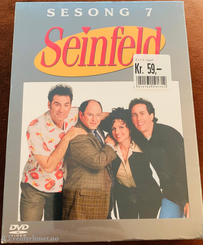 Seinfeld. Sesong 7. Dvd Samleboks. Ny I Plast!