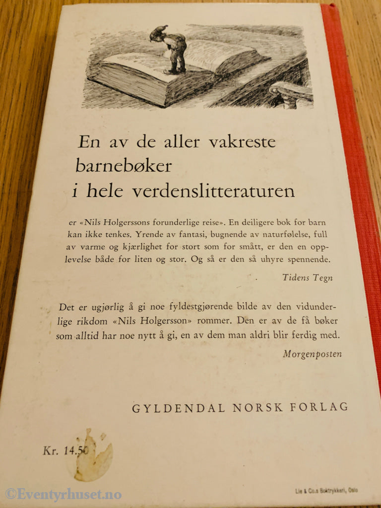 Selma Lagerlöf. 1906. Nils Holgerssons forunderlige reise. Bok.