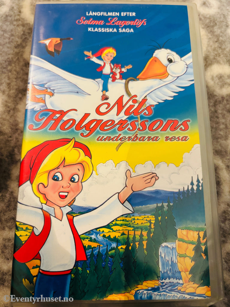 Selma Lagerlöf. Nils Holgerssons forunderlige reise. 1981. VHS. Svensk. VHS