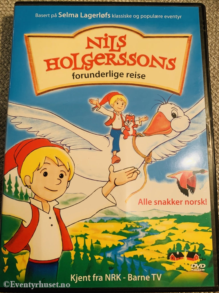 Selma Lagerløf. 1984. Nils Holgerssons Forunderlige Reise. Dvd. Dvd
