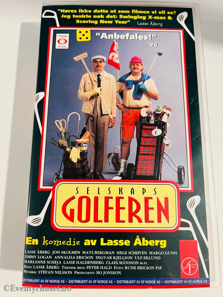 Selskapsgolferen. 1991. Vhs. Vhs