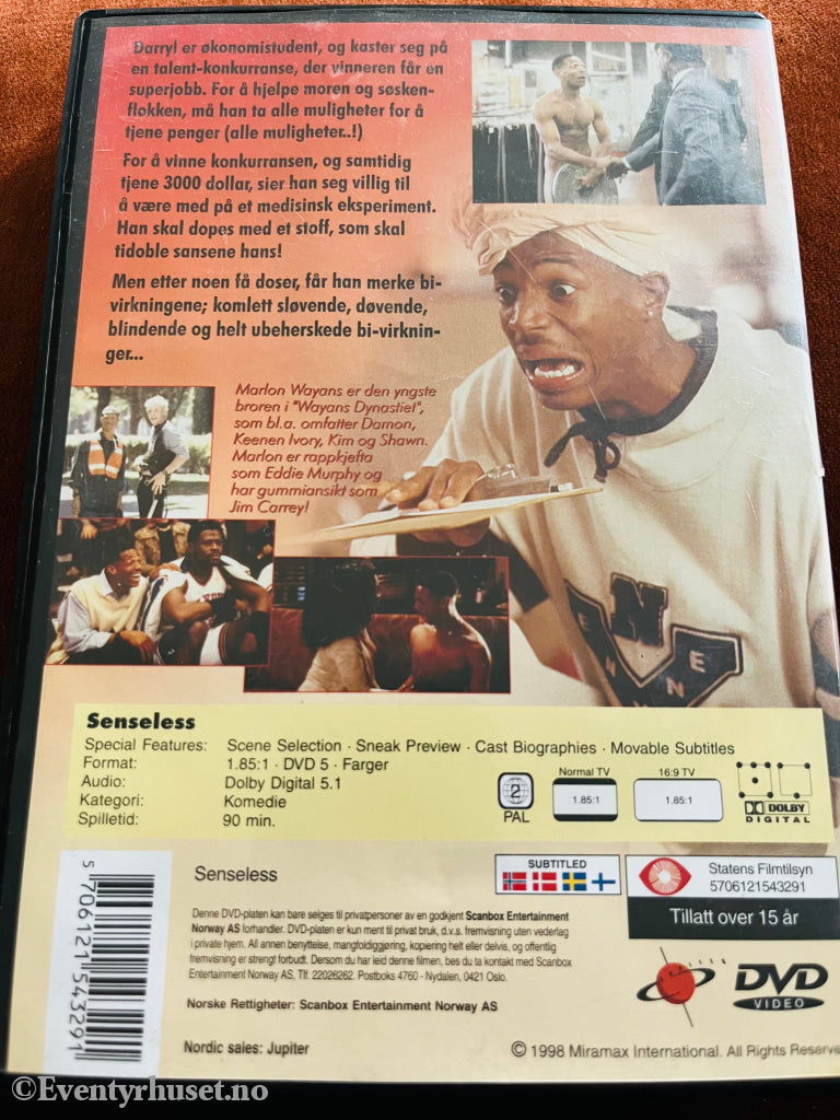 Senseless. 1998. Dvd. Dvd