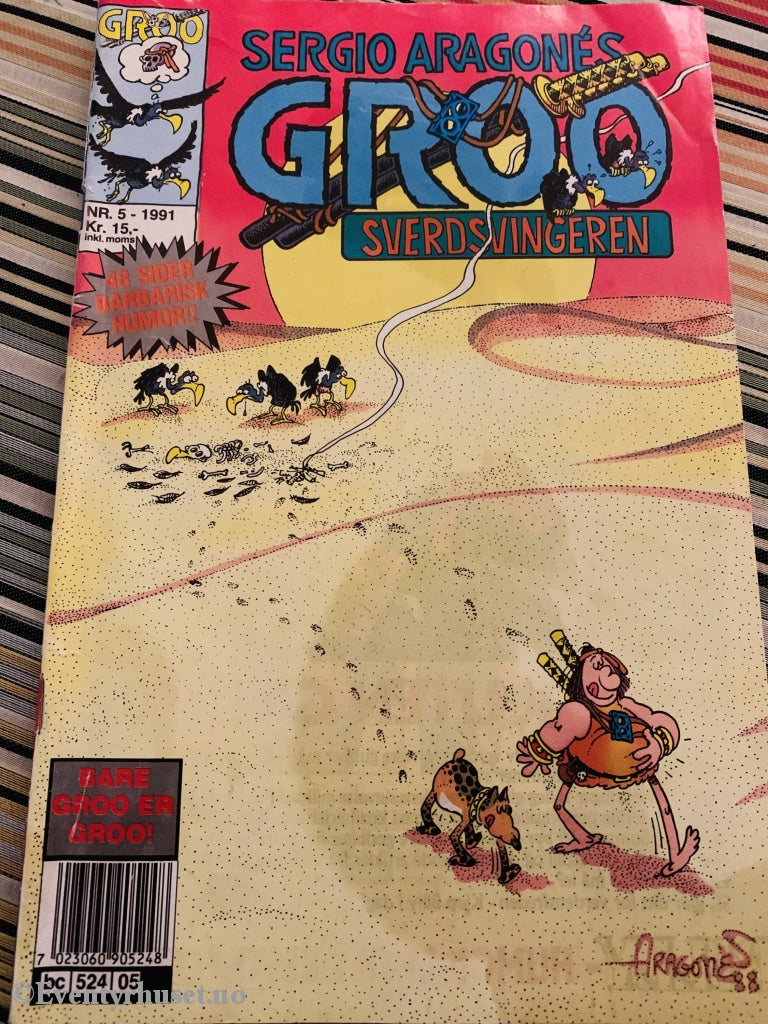 Sergio Aragones Groo - Sverdsvingeren. 1991/05. Tegneserieblad