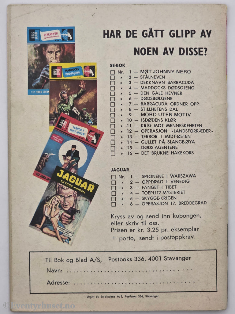 Seriemagasinet, 1975. Den ubøyelige. Hefte.
