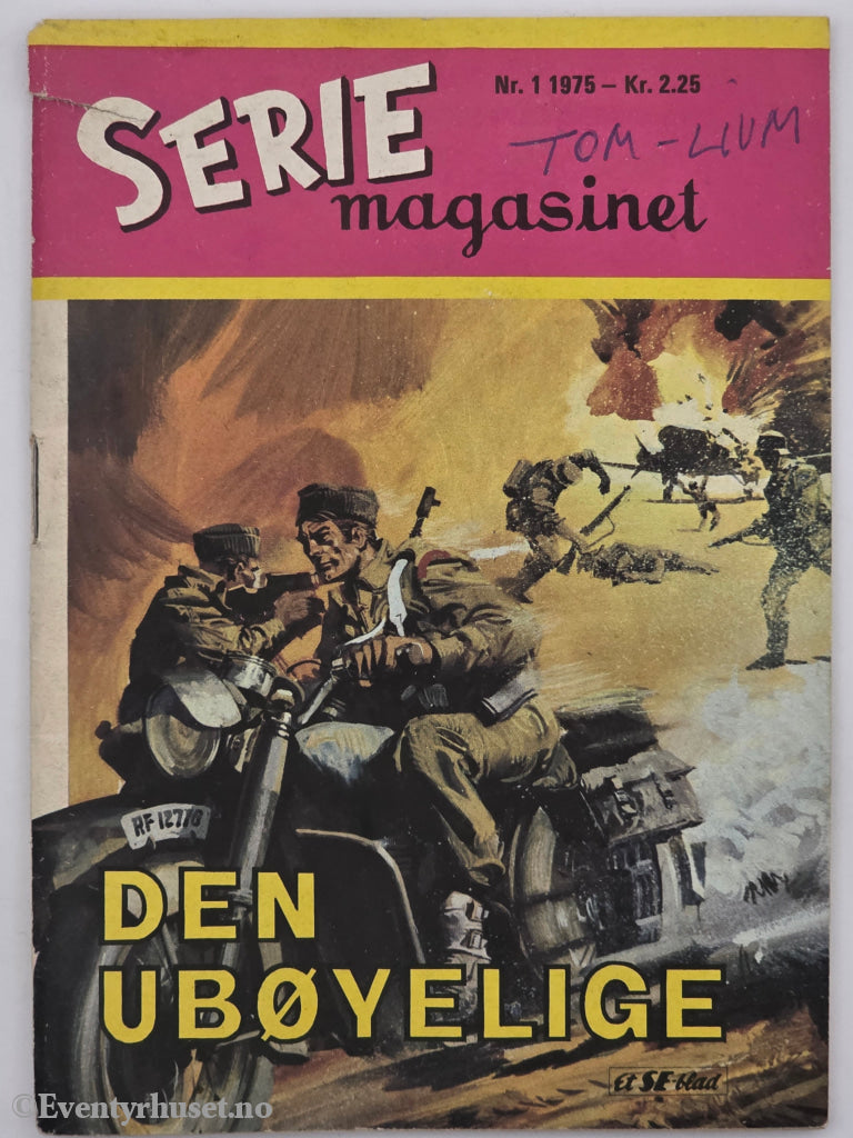 Seriemagasinet, 1975. Den ubøyelige. Hefte.
