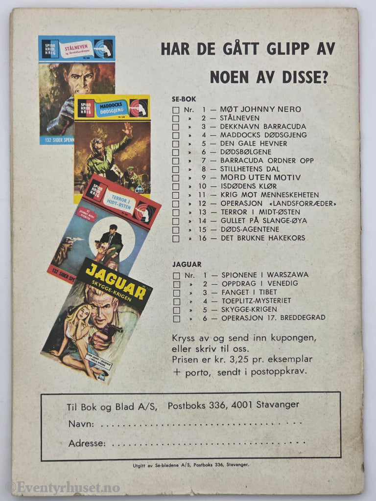 Seriemagasinet, 1975. Operasjon Dommedag. Hefte.