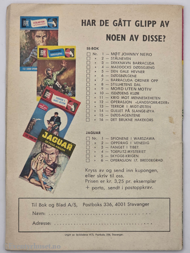 Seriemagasinet, 1976. Den siste kampen. Hefte.