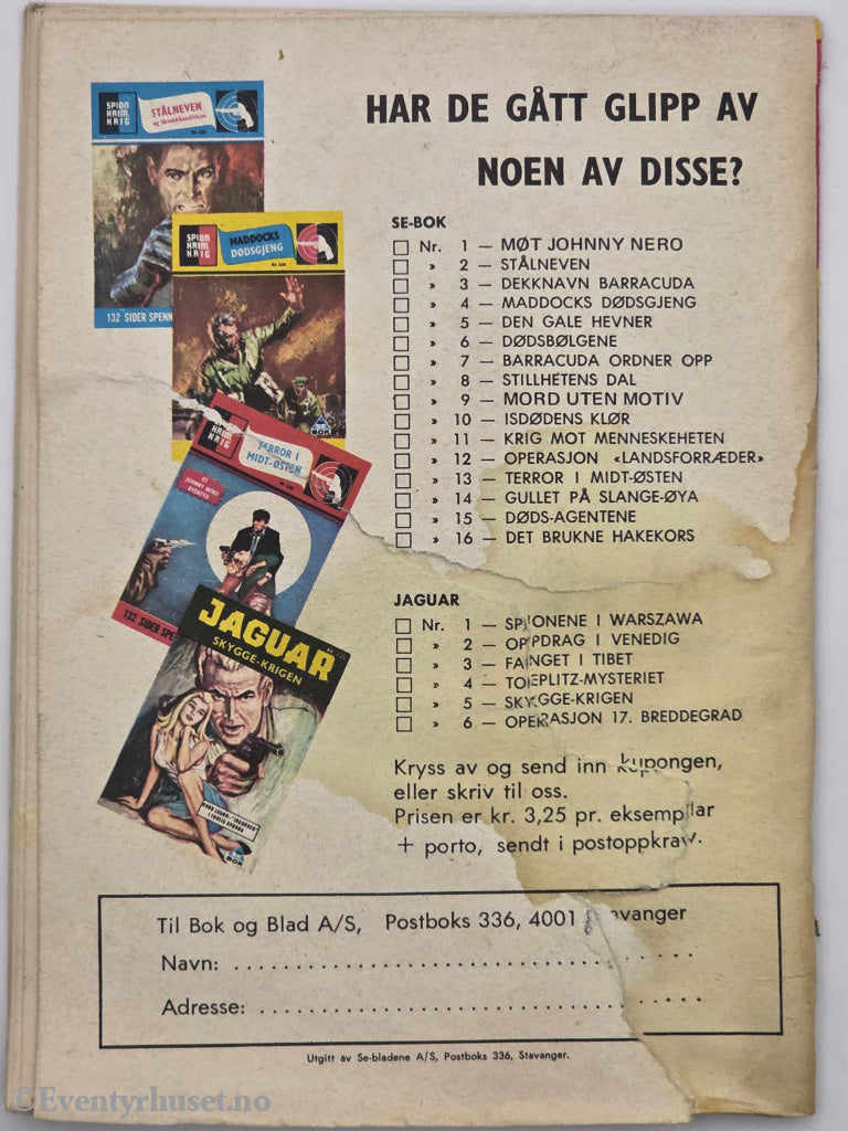 Seriemagasinet, 1976. Døds-guden fra Rimaga. Hefte.