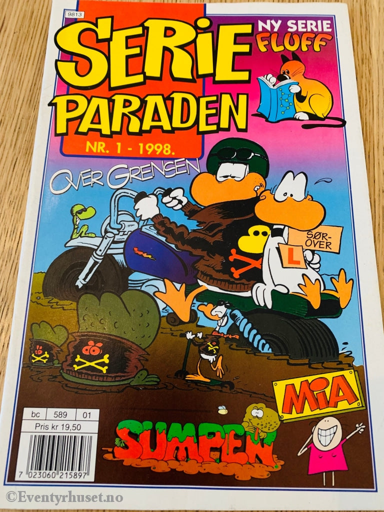 Serieparaden. 1998/01. Tegneserieblad