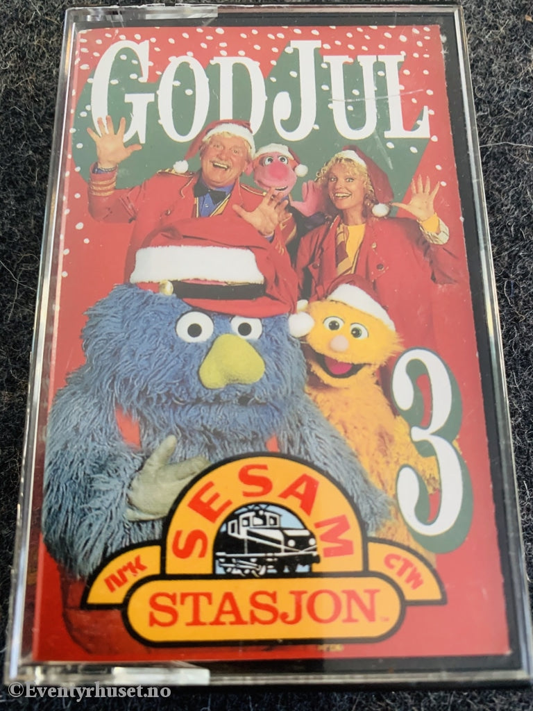 Sesam Stasjon 3. God Jul! 1992. Kassett. Kassett (Mc)