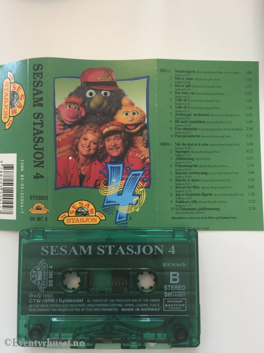 Sesam Stasjon 4. 1993. Kassett. Kassett (Mc)