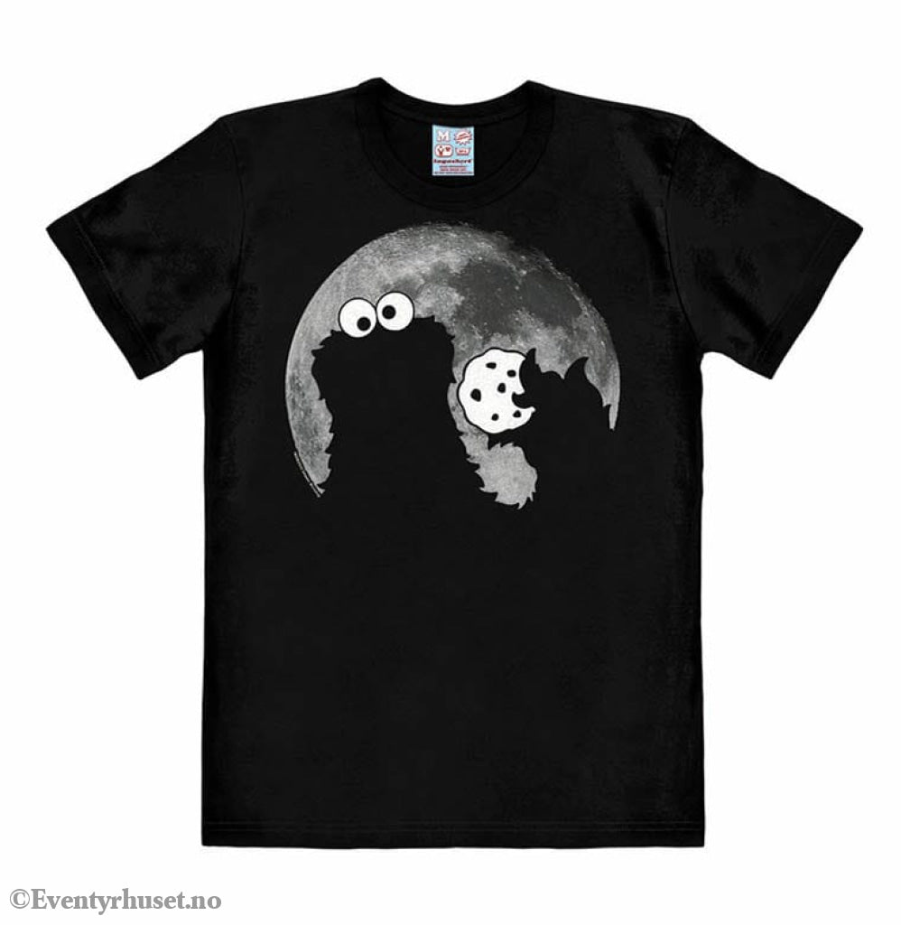 Sesame Street Easy Fit T-Shirt Cookie Monster - Moon Size L Fashion & Accessories