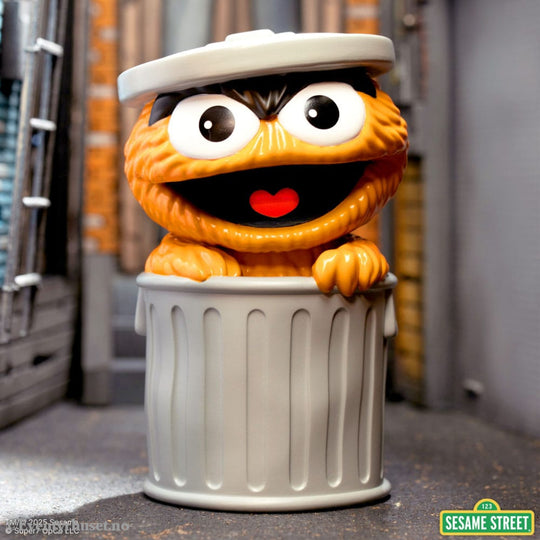 Sesame Street FUN! FUN! Vinyl Action Figure Oscar the Grouch (Orange) 13 cm Collectibles