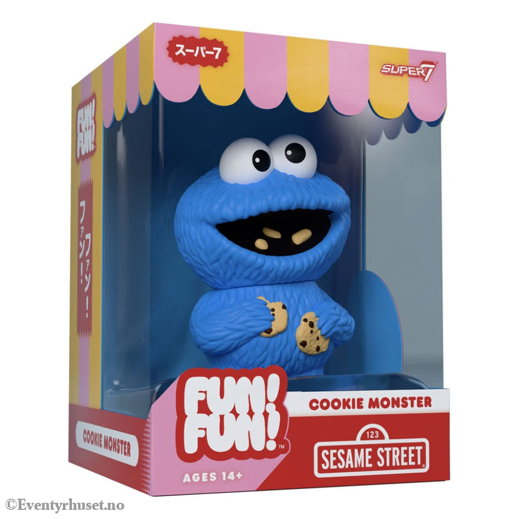 Sesame Street FUN! FUN! Vinyl Action Figure Wave 02 Cookie Monster 13 cm Collectibles