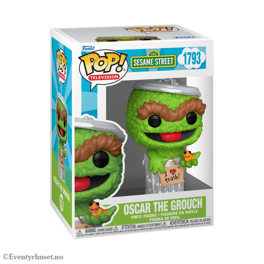 Sesame Street POP! TV Vinyl Figure Oscar the Grouch 9 cm Collectibles