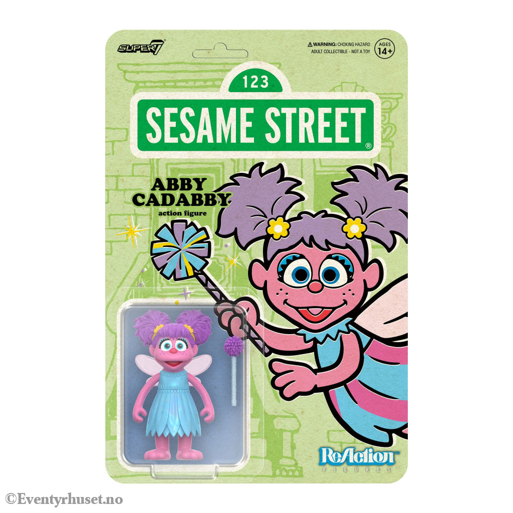 Sesame Street ReAction Action Figure Wave 05 Abby Cadabby 10 cm. Mint In Sealed Box (MISB)! Actionfigur