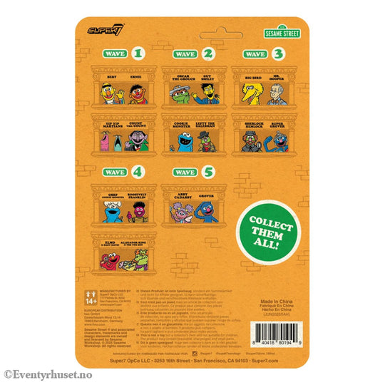 Sesame Street ReAction Action Figure Wave 05 Grover 10 cm Toys