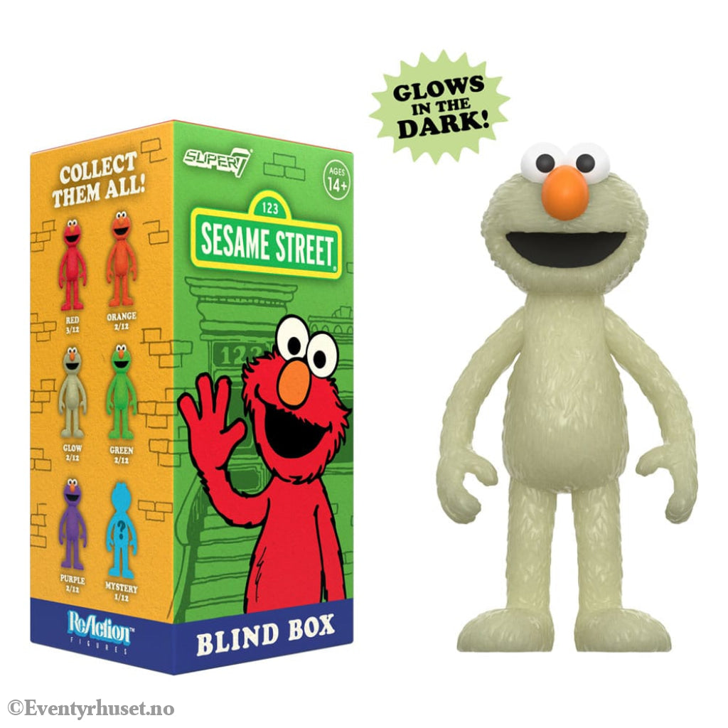 Sesame Street ReAction Action Figures 10 cmWave 04 Elmo Blind Box Display (12) Toys