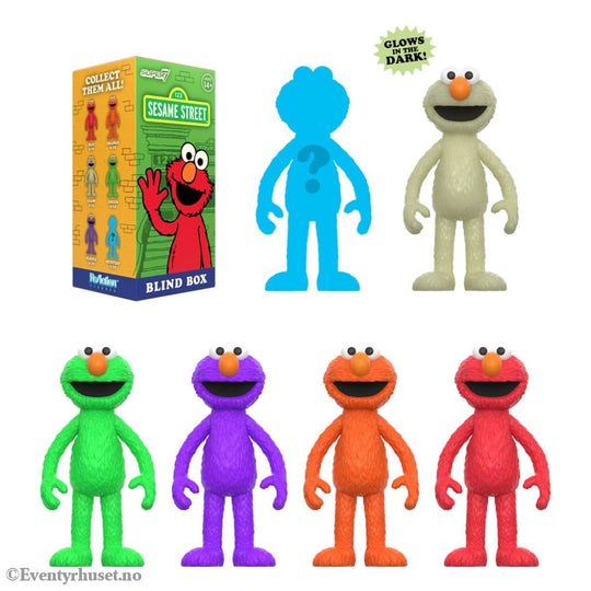 Sesame Street ReAction Action Figures 10 cmWave 04 Elmo Blind Box Display (12) Toys