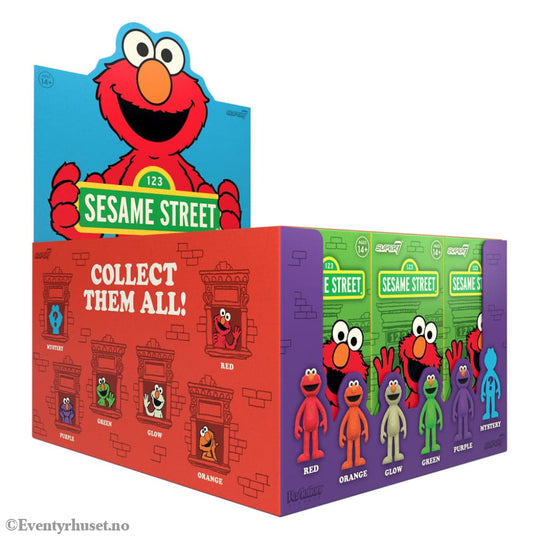 Sesame Street ReAction Action Figures 10 cmWave 04 Elmo Blind Box Display (12) Toys