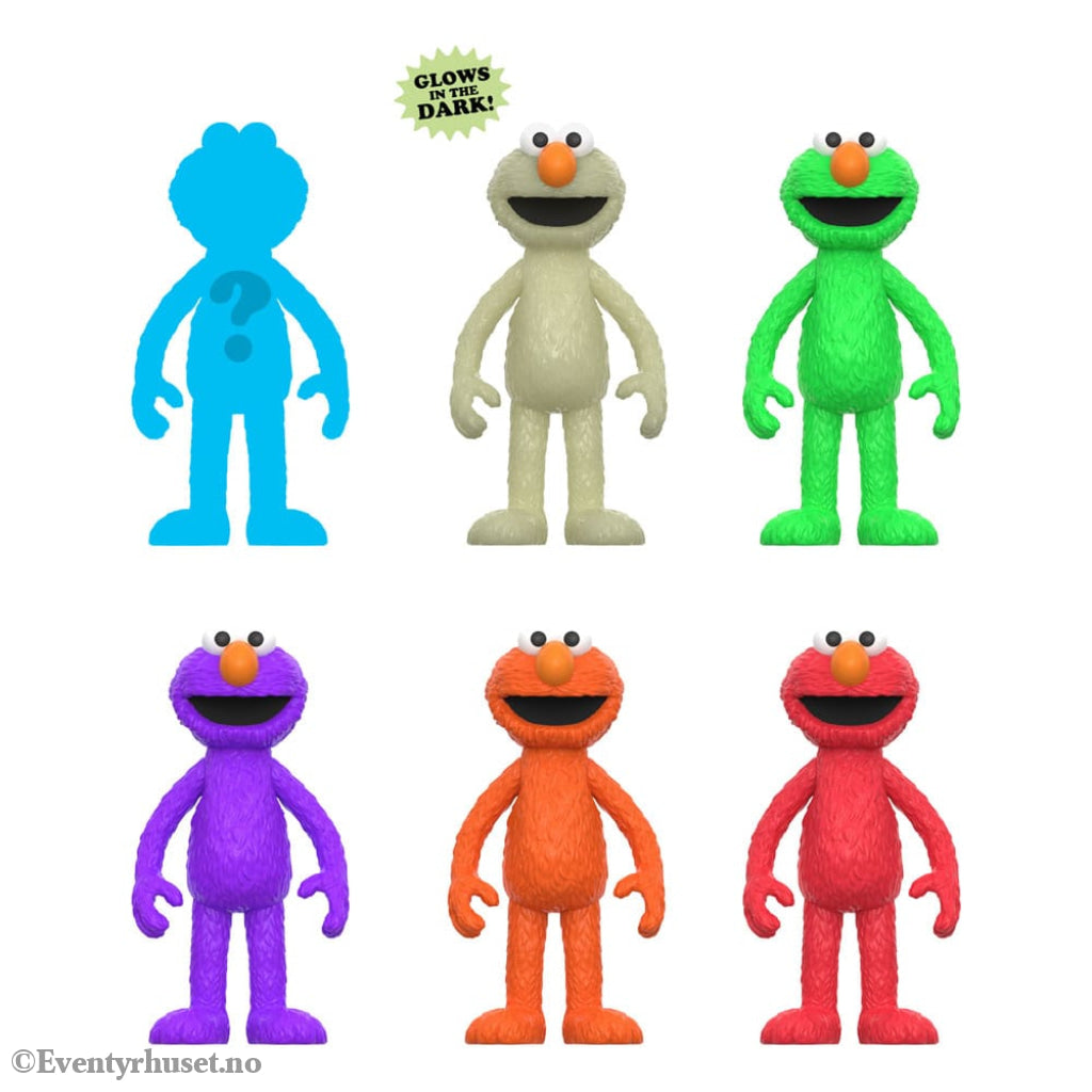 Sesame Street ReAction Action Figures 10 cmWave 04 Elmo Blind Box Display (12) Toys