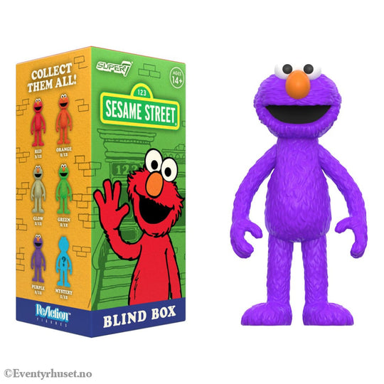 Sesame Street ReAction Action Figures 10 cmWave 04 Elmo Blind Box Display (12) Toys