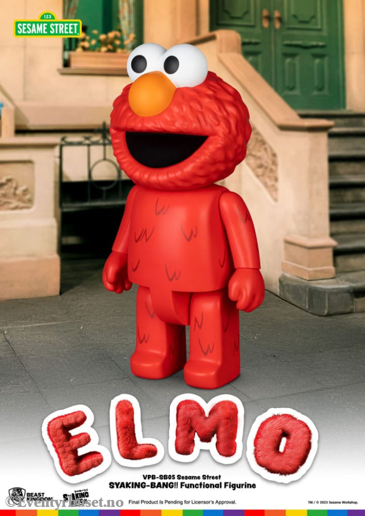 Sesame Street Syaking Bang Vinyl Piggy Bank Elmo 47 cm Home & Gifts