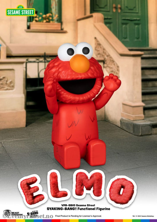 Sesame Street Syaking Bang Vinyl Piggy Bank Elmo 47 cm Home & Gifts